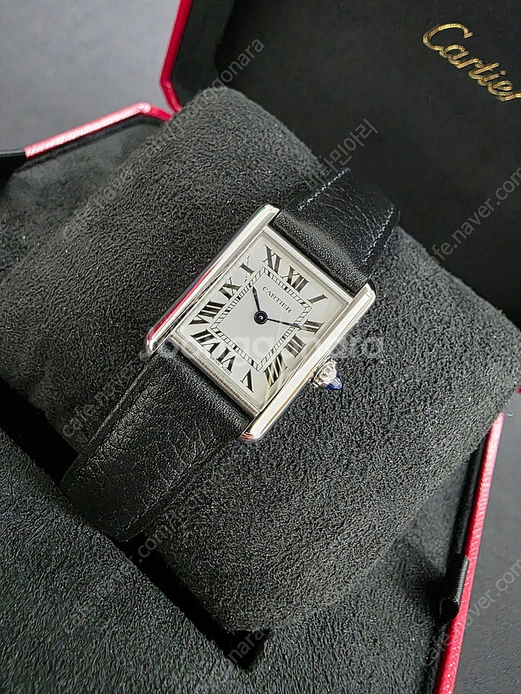 까르띠에 cartier 탱크 머스트 워치 스몰 쿼츠 가...--2