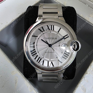 까르띠에 cartier 발롱블루 42mm 42미리 스틸 오토매틱 W69012Z4 판매합니다.