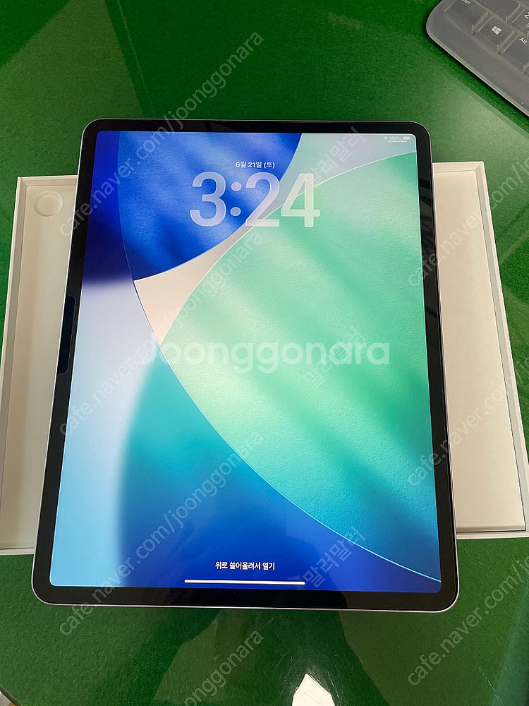 미개봉급 아이패드 에어 13인치M2 퍼플 128G--3