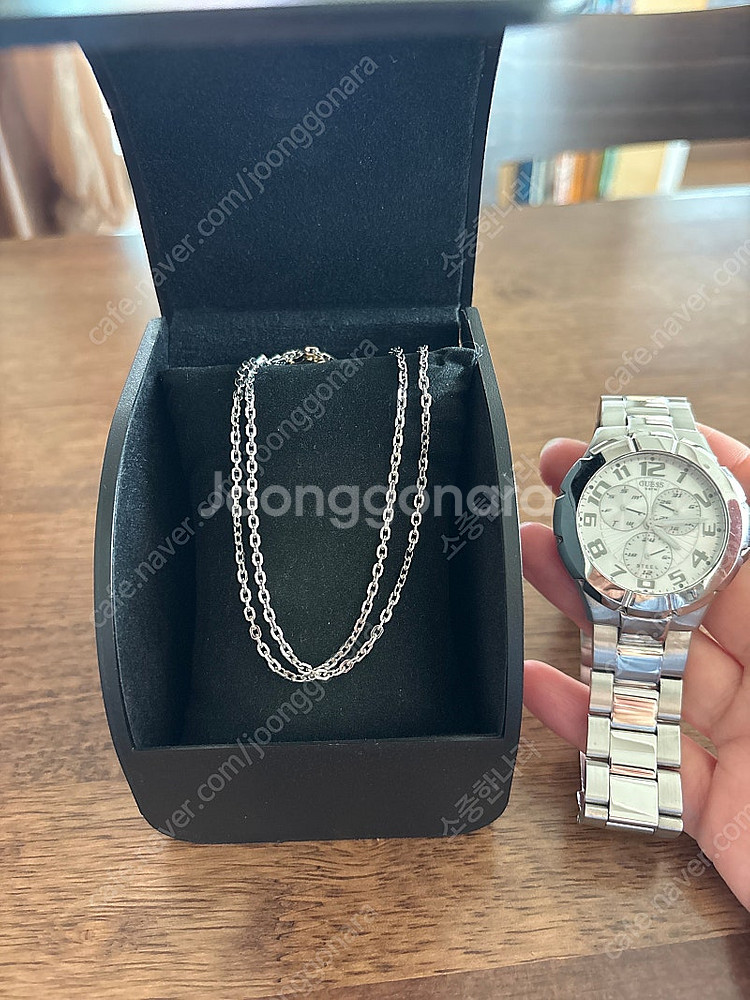 14k 화이트골드 45cm 목걸이 2mm (남.여 공용...--0