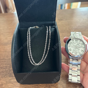 14k 화이트골드 45cm 목걸이 2mm (남.여 공용)