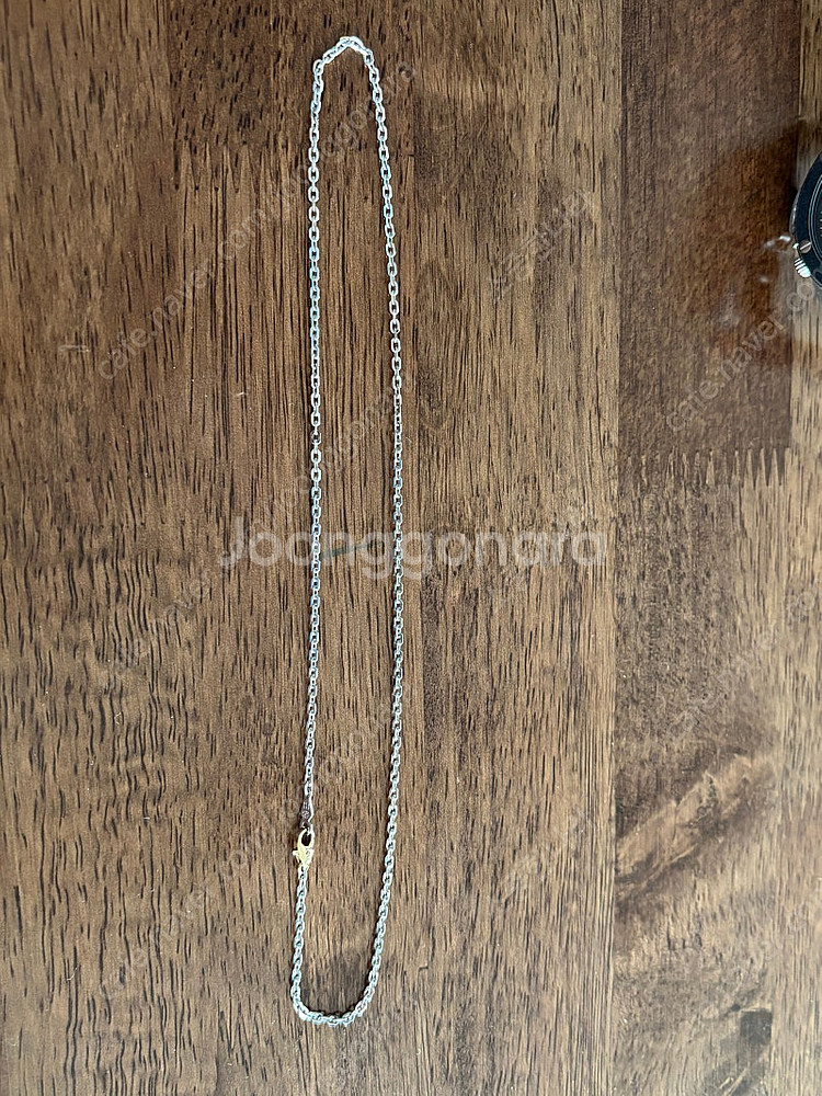 14k 화이트골드 45cm 목걸이 2mm (남.여 공용...--5