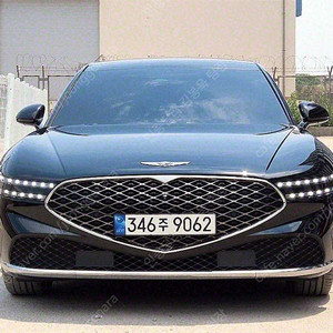 제네시스 G90 중고 제네시스 중고 가격 검정색 2022년식 80,341km 3.5T GDI AWD 중고차카페