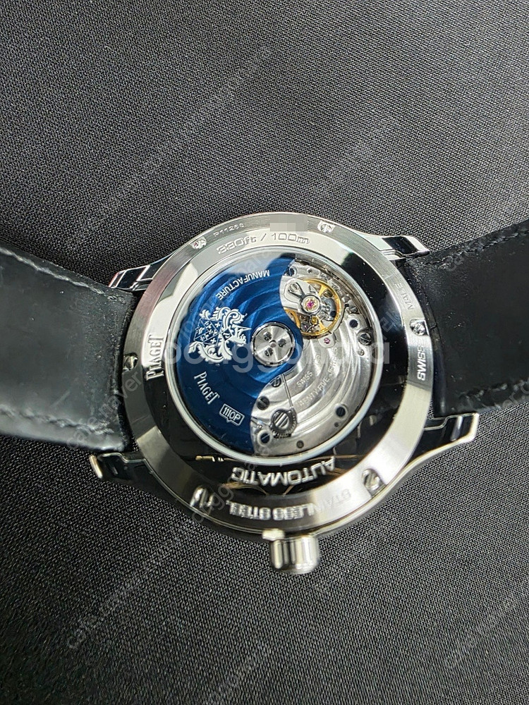피아제 폴로 데이트 오토매틱 42mm 42미리 청판 G...--5