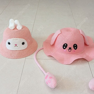 여아 밀짚모자