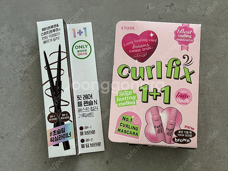 새것 케이트 핏 레어 젤 펜슬 젤딥브라운 + 에뛰드 컬...--0