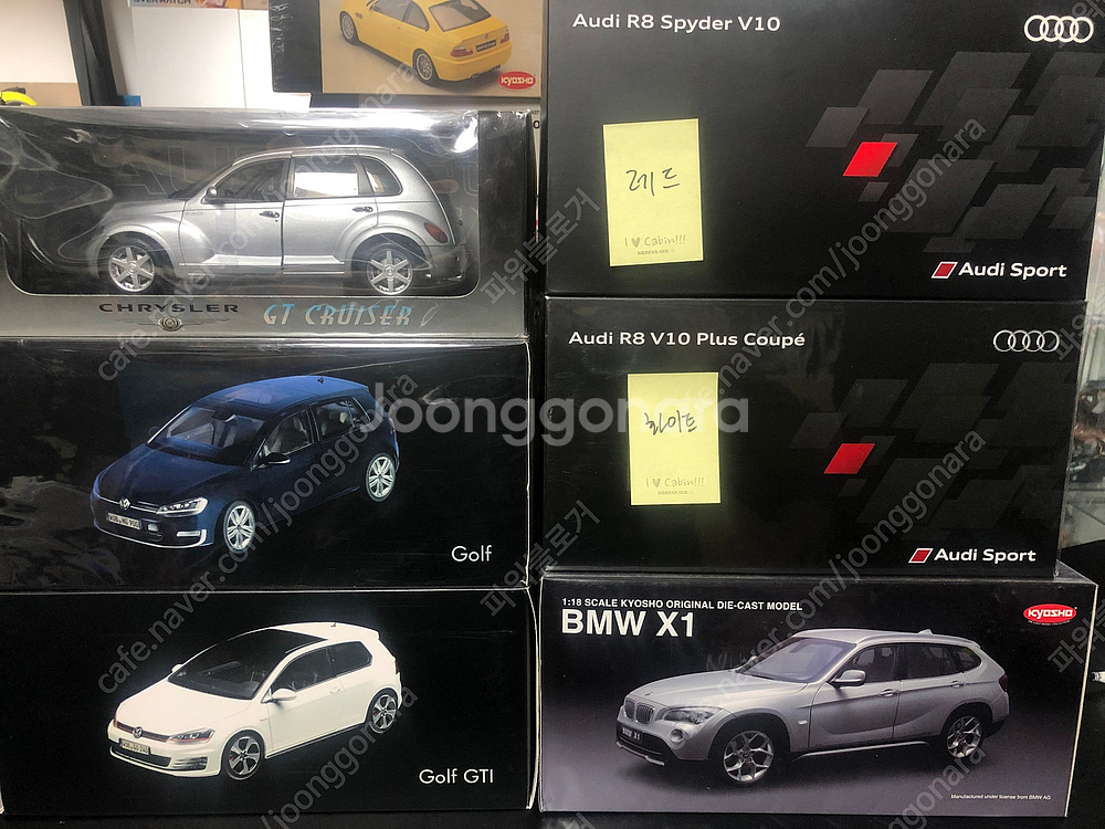 다이캐스트 1:18 자동차 모형 포르쉐 벤츠 bmw 등...--6