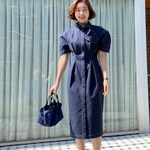허쉬 허앤쉬 스카프원피스