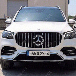 흰색 벤츠 GLS 중고 벤츠 GLS클래스 중고 X167 GLS 400d 4MATIC 중고자동차 당일출고가능 83,575 km