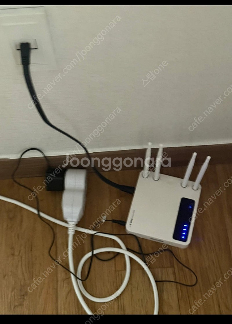 IPTIME 공유기 + 초고속 랜선--0