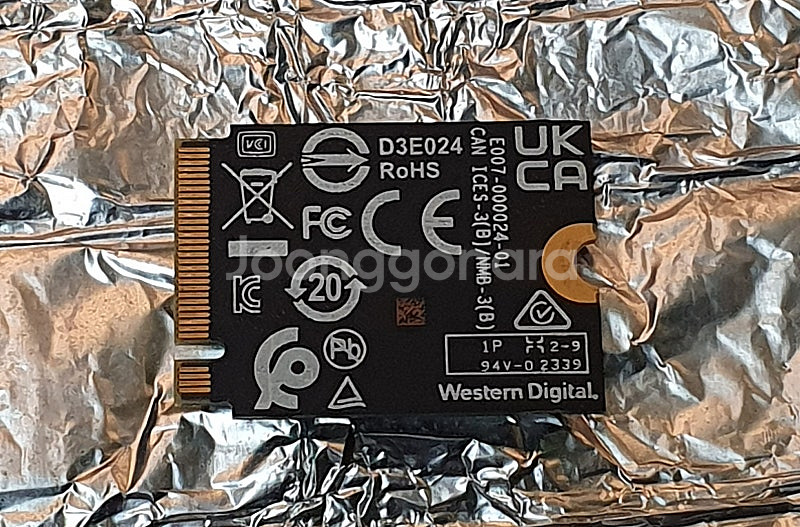 wd sn740 nvme m.2 ssd 2테라 2tb--1