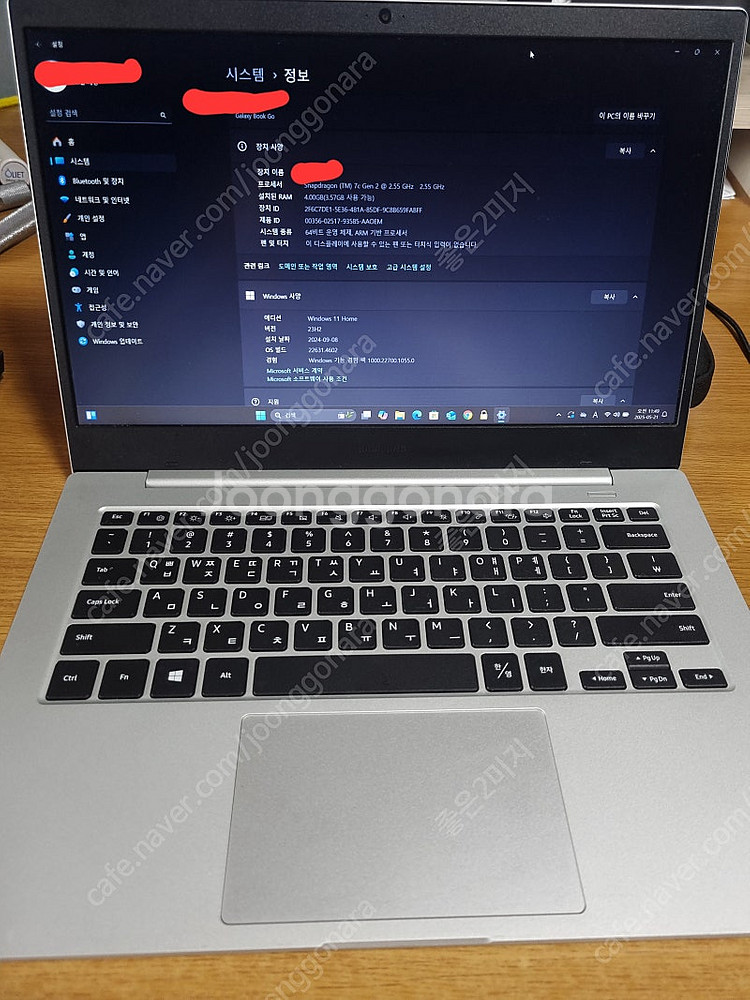 갤럭시북 고 NT345XLA 유심 데이터 가능, 상태 ...--5