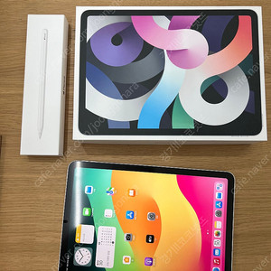 아이패드 에어4 실버 64GB + 펜슬