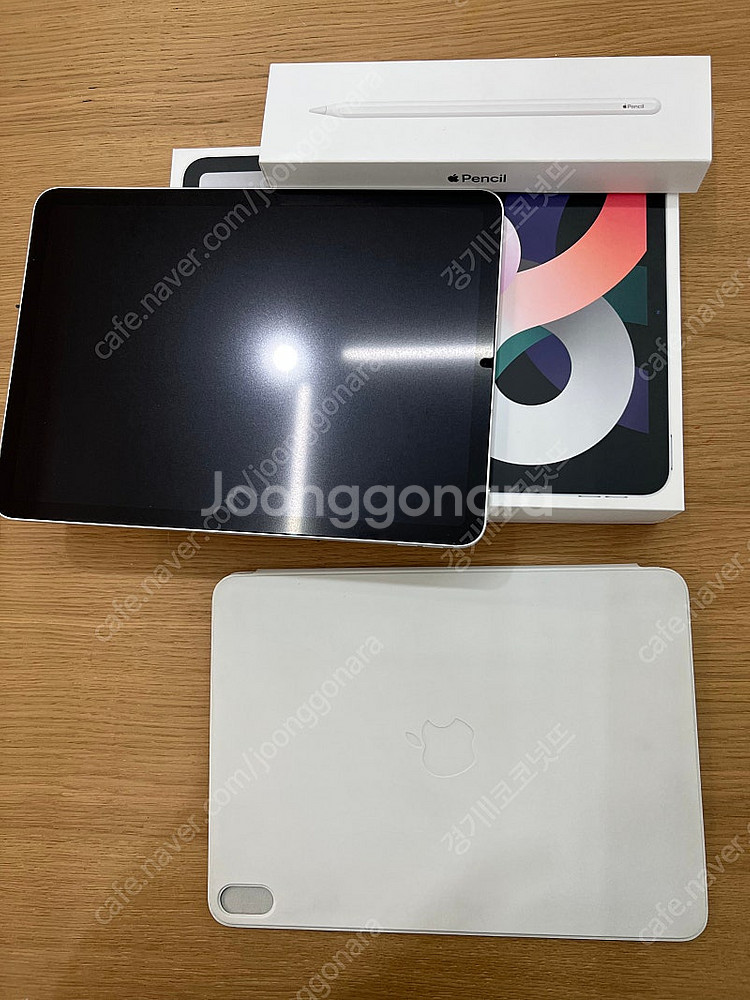 아이패드 에어4 실버 64GB + 펜슬--7