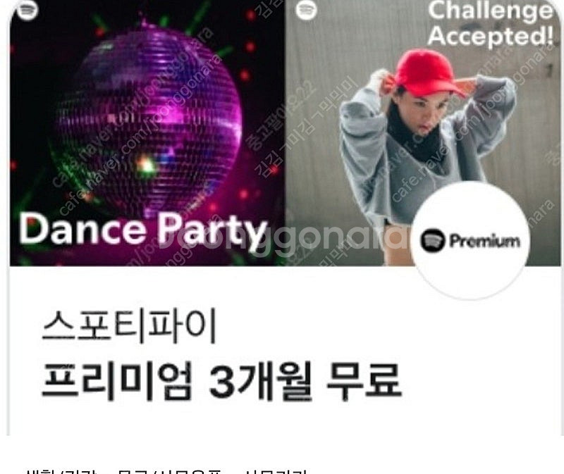 스포티파이 프리미엄 3개월 이용권--0