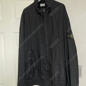 스톤아일랜드 크링클랩스 논후드자켓 23ss xxl 블랙