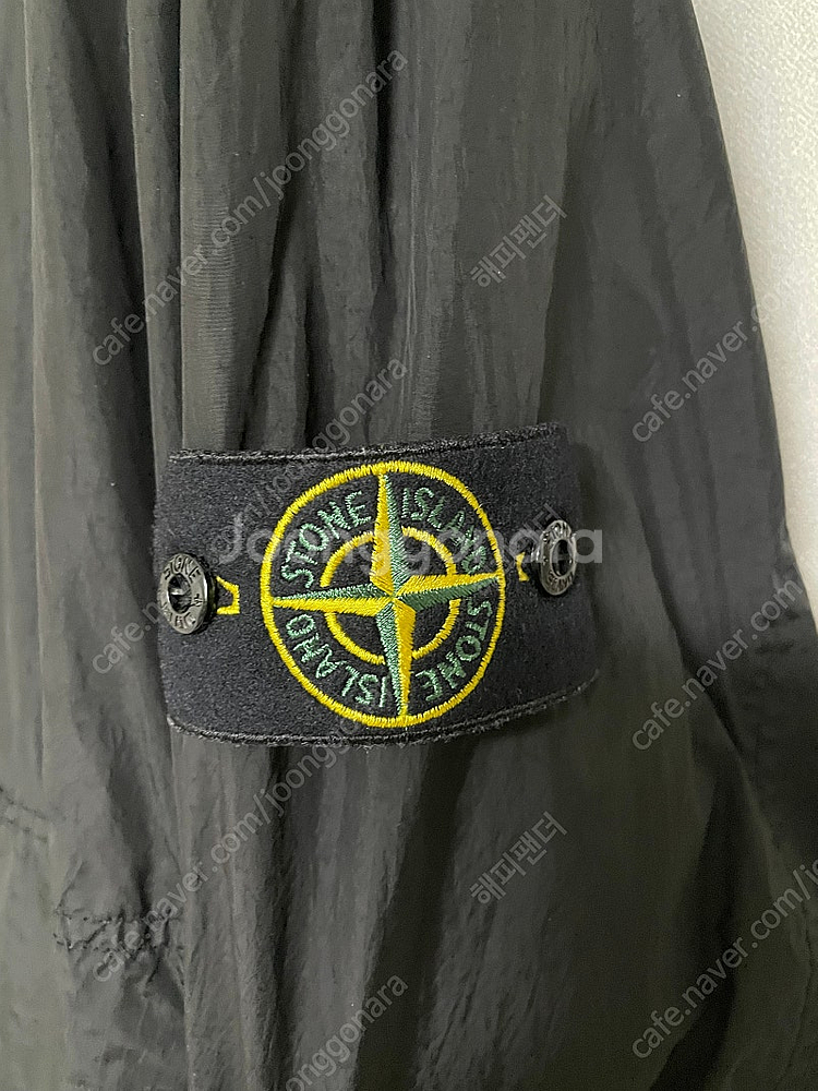 스톤아일랜드 크링클랩스 논후드자켓 23ss xxl 블랙--1