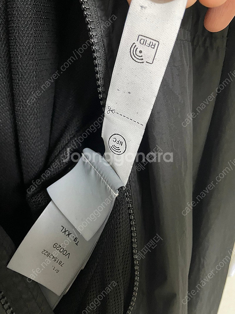 스톤아일랜드 크링클랩스 논후드자켓 23ss xxl 블랙--4