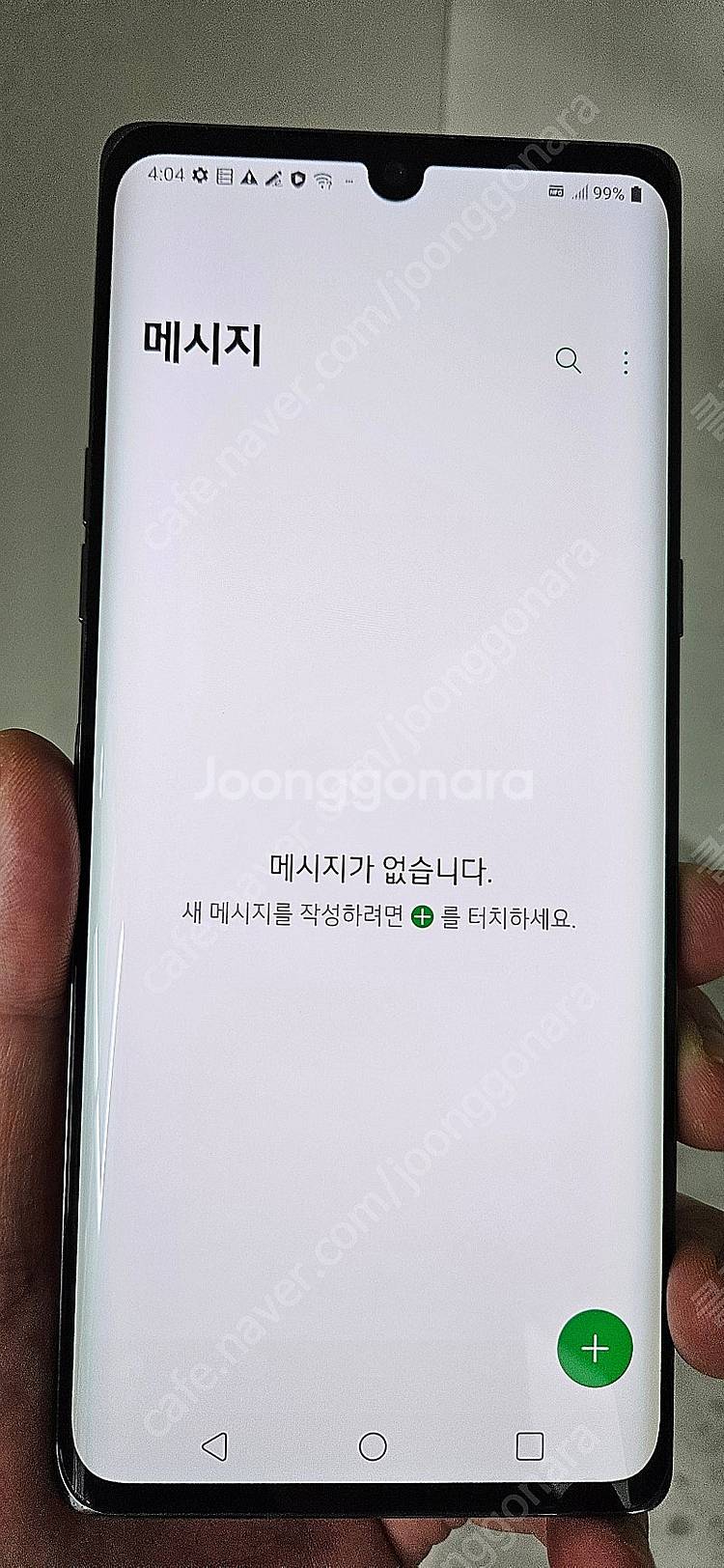 엘지벨벳 G900 128G 블랙 9만 인천 부평--1