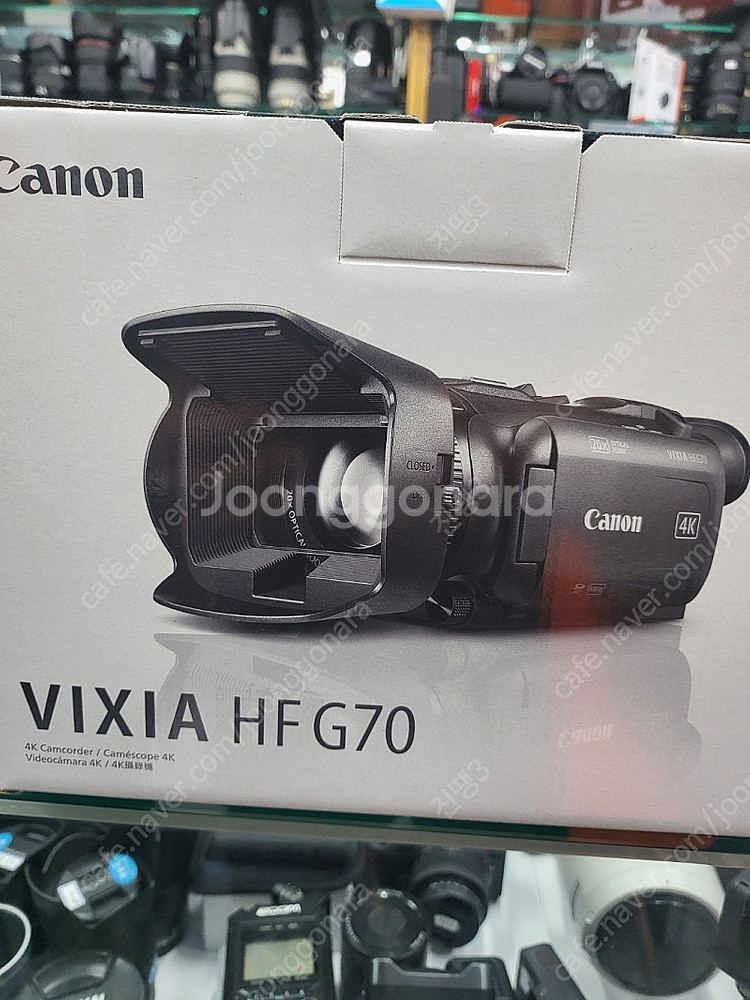 케논 4K VIXXIA G70 캠코더 미개봉--0