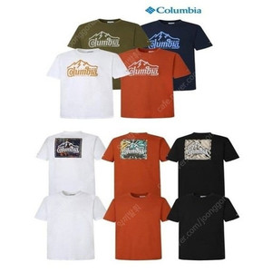 (새상품 2개) 컬럼비아 멋진 반팔티 싸게 일괄판매 110(2XL) 택포