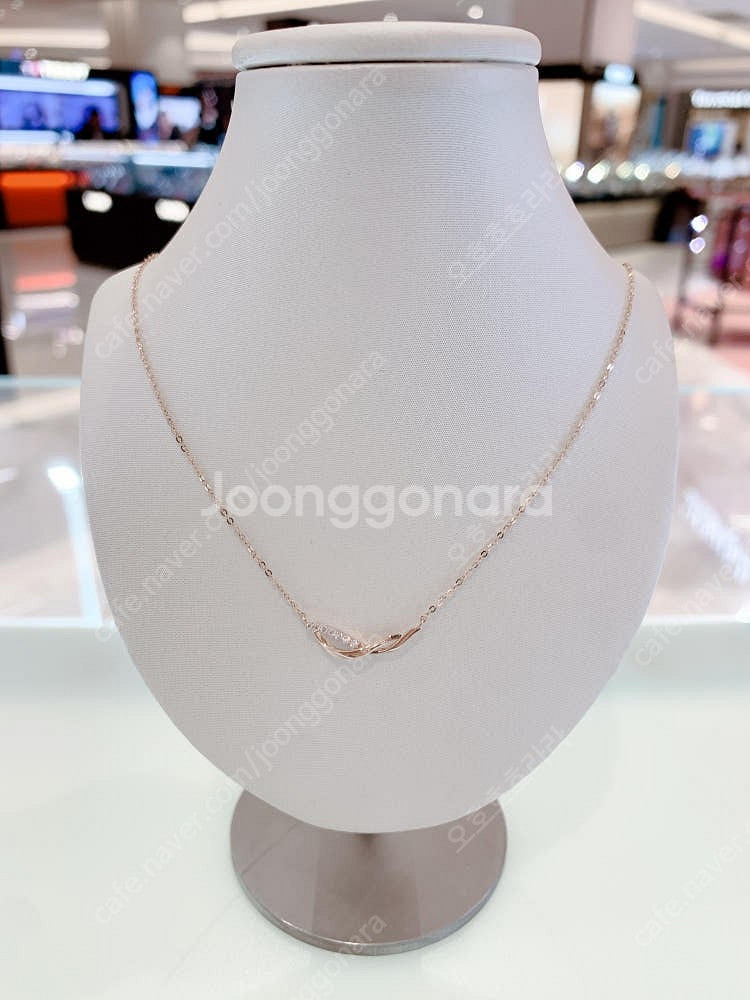 스톤헨지 14K 결 물결 목걸이 SA25A23P 매개봉...--2