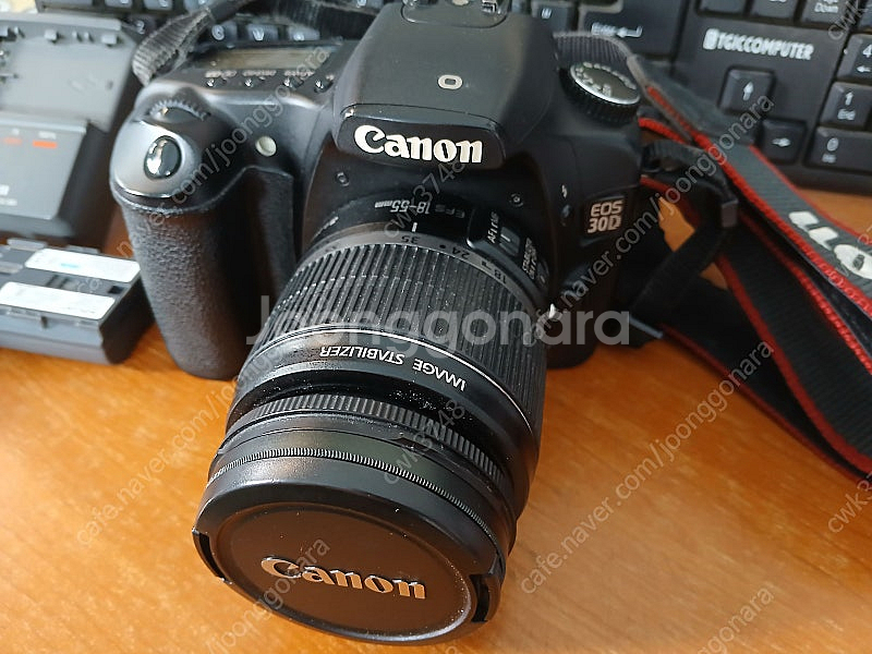 캐논 30D, 18-55mm 번들렌즈--1