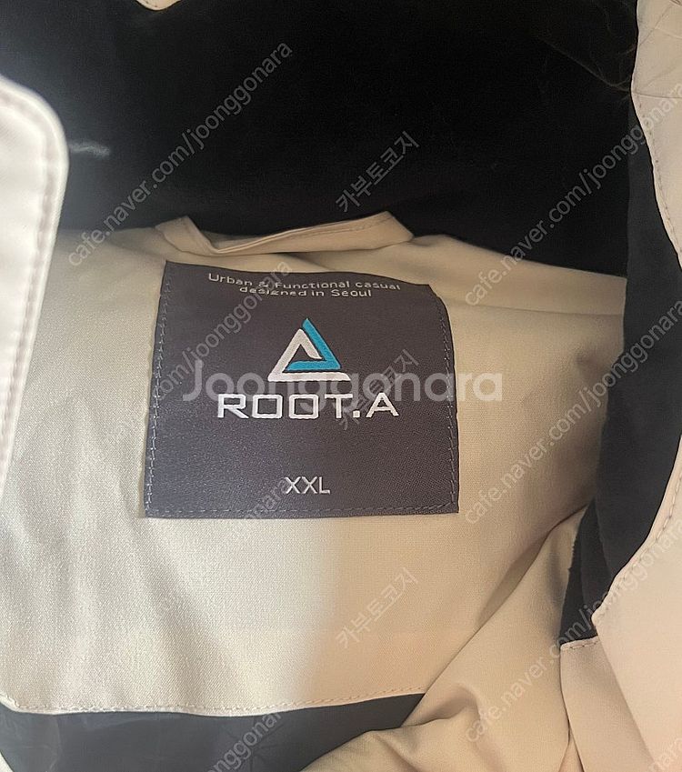 ROOT.A 흰색 패딩 XXL 사이즈(새상품)팝니다--1
