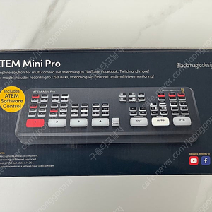 1회사용: 블랙매직디자인 ATEM Mini Pro