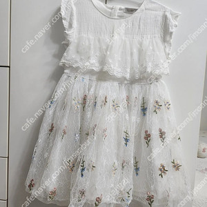 여아 흰색 가디건+원피스