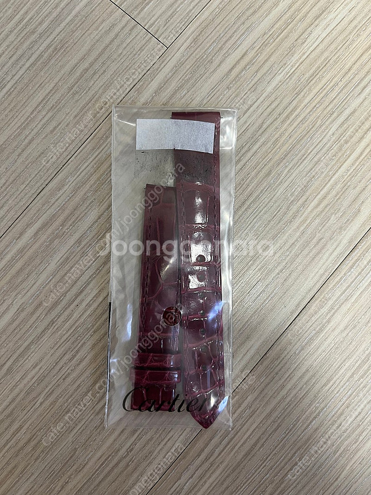 까르띠에 정품 탱크머스트 스몰 악어가죽 스트랩(시계줄만...--0