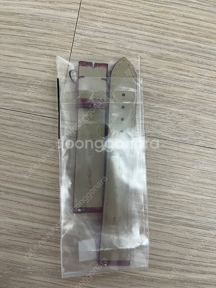 까르띠에 정품 탱크머스트 스몰 악어가죽 스트랩(시계줄만...--1