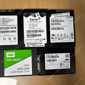 [대전] 2.5인치 SSD 120/128기가 대량 팝니다