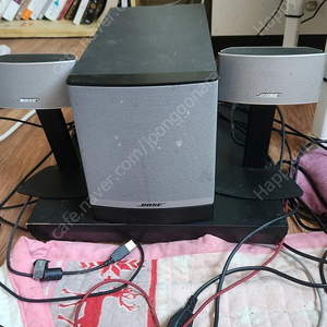 BOSE COMPANION 50(방진매트 포함) 멀티미디어 스피커 팝니다
