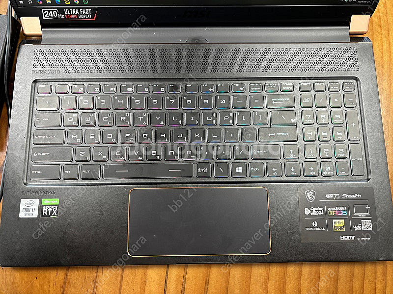 게이밍노트북판매합니다i7-10750H RTX 2060--5