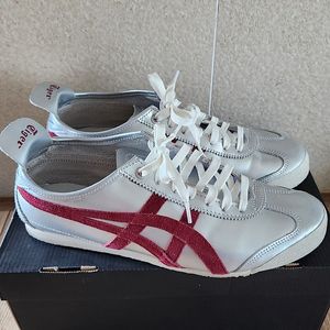 오니츠카타이거 멕시코66 실버비트 레드 265