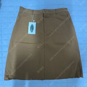 바이정화 자체제작 코튼 미디 스커트
