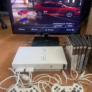 플레이스테이션2 (SCPH-55005) 게임 CD포함