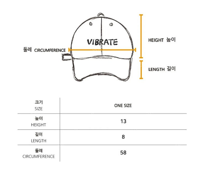 바이브레이트 메탈릭 모자--7