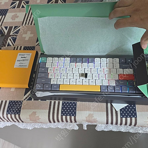 nuphy air75 v1, 토체티 저소음 적축, 엠스톤 그루브 t87a 코랄축 팝니다