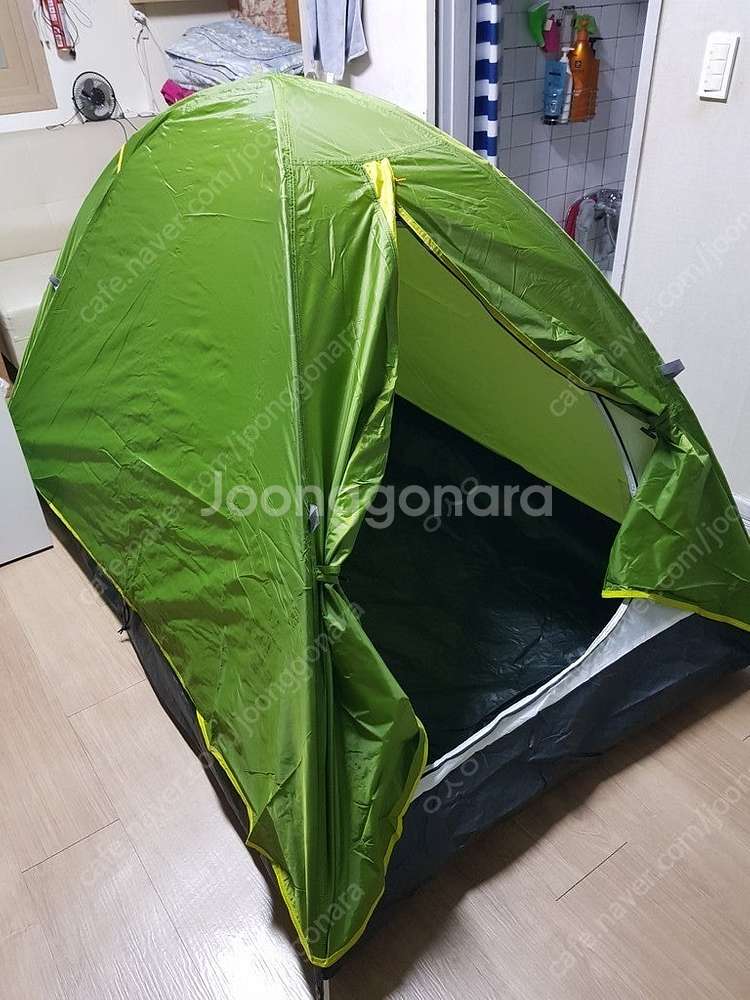 아이두젠 1~2인용 방수돔 더블월 텐트(그린 칼라) 판...--5