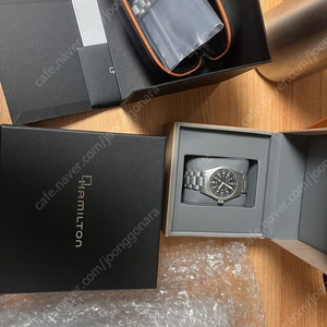 해밀턴 카키필드 38mm 검판 메카니컬