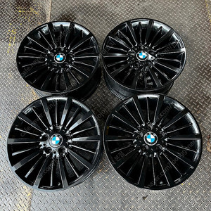 18인치 BMW F32 4시리즈 럭셔리 유광블랙 순정휠 1대분 PCD120 8.0J +34