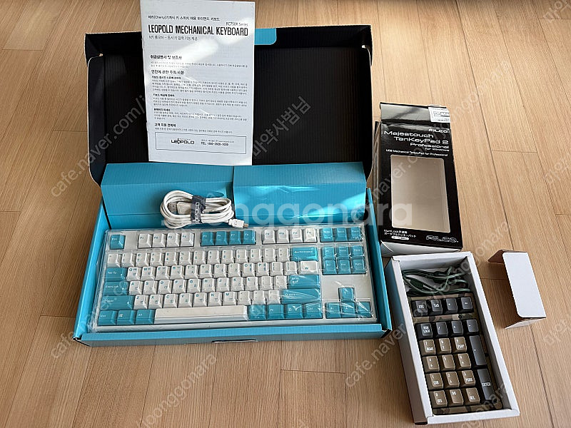 레오폴드 FC750RPD 화이트&민트(청축)+필코 마제...--0