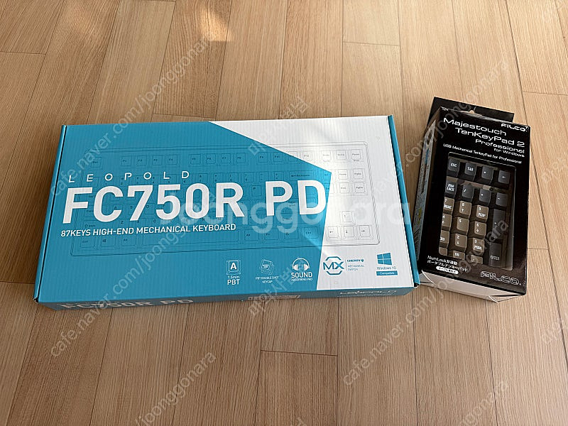 레오폴드 FC750RPD 화이트&민트(청축)+필코 마제...--1