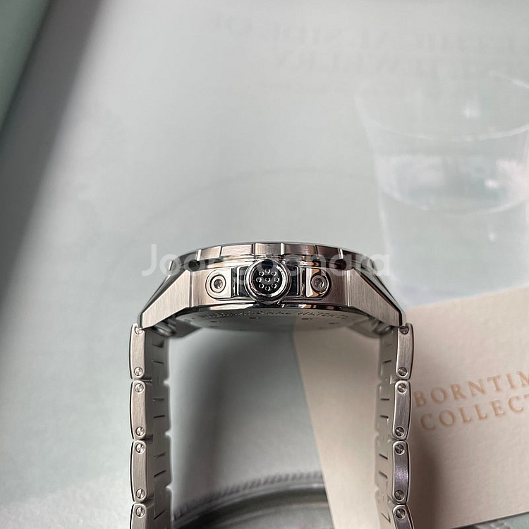 IW329002 IWC 아쿠아타이머 검판 스틸 브레이슬...--6