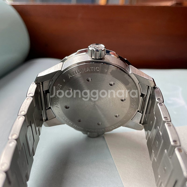 IW329002 IWC 아쿠아타이머 검판 스틸 브레이슬...--8