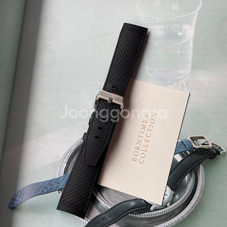 IW329002 IWC 아쿠아타이머 검판 스틸 브레이슬...--9