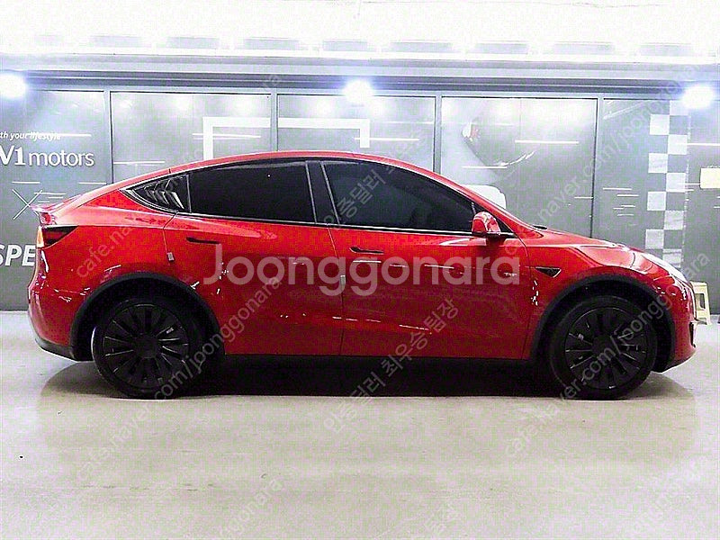 테슬라 모델 Y 중고차 모델Y 중고자동차 빨간색 202...--4