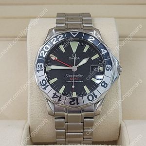 OMEGA 오메가 씨마스터 41mm GMT 50주년 블랙웨이브